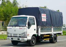 Thiết kế ngoại thất xe tải Isuzu Vĩnh Phát NK490 2.4T thùng bạt - Tiết kiệm nhiên liệu, sang trọng và bền bỉ