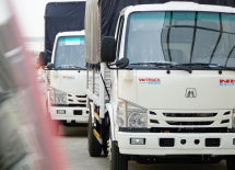  ISUZU VM NK490L4 - Xe tải thùng dài 4m4, tiết kiệm nhiên liệu | Oto Quốc Bảo